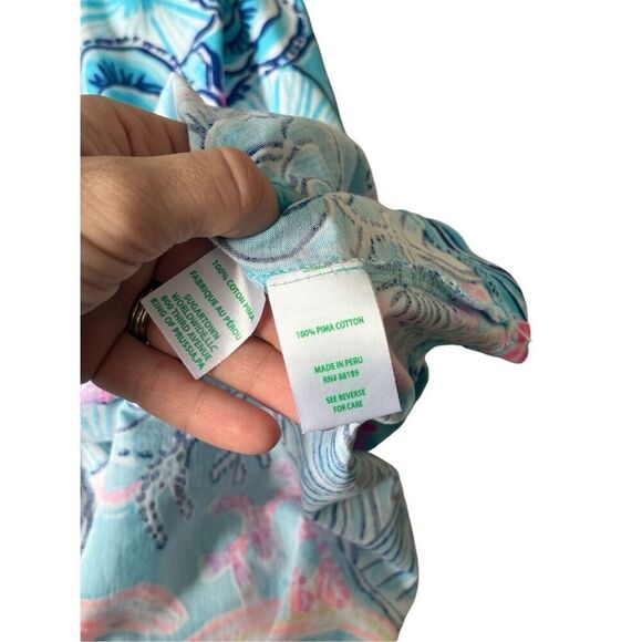 LILLY PULITZER Ross Knit Dress  BALI BLUE ONCE UPON A TIDE Size XL  NWOT Small F - Picture 9 of 9
